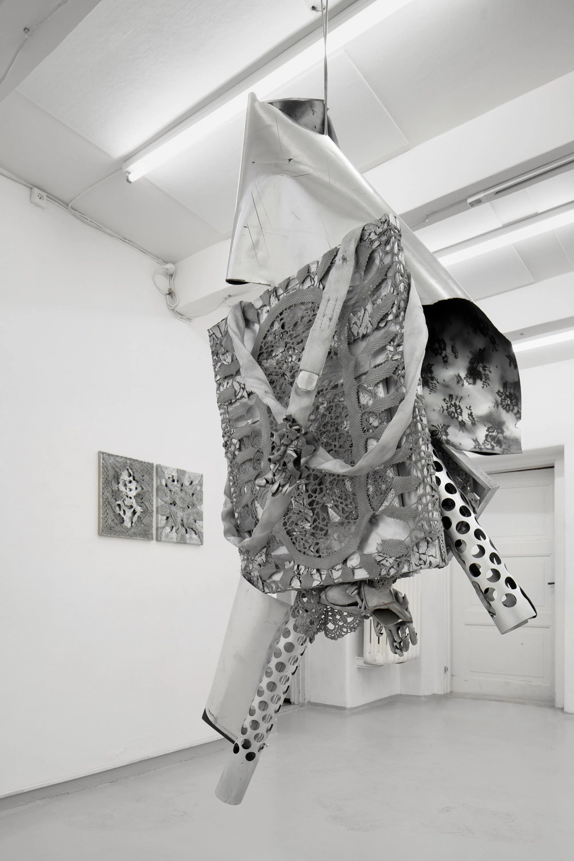 Stargazing Through Barbed Wire, installation view