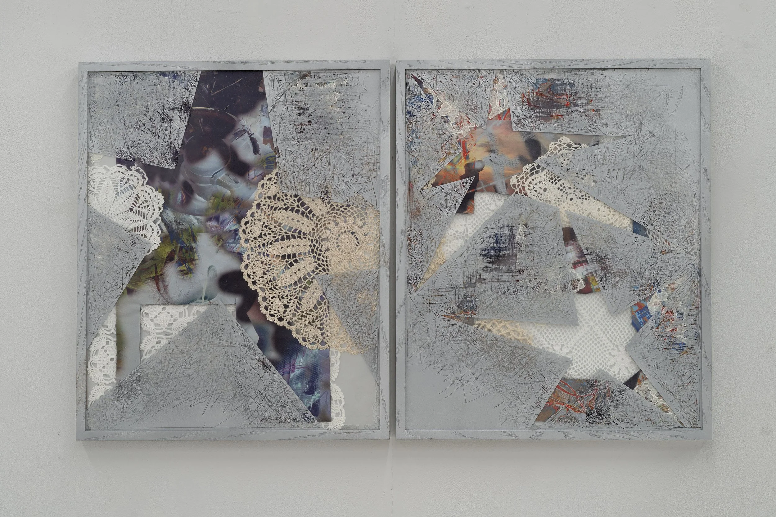 Stargazing Through Barbed Wire, installation view