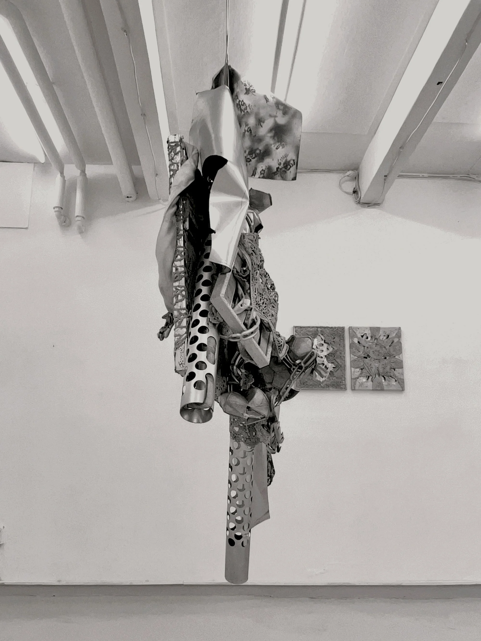 Stargazing Through Barbed Wire, installation view