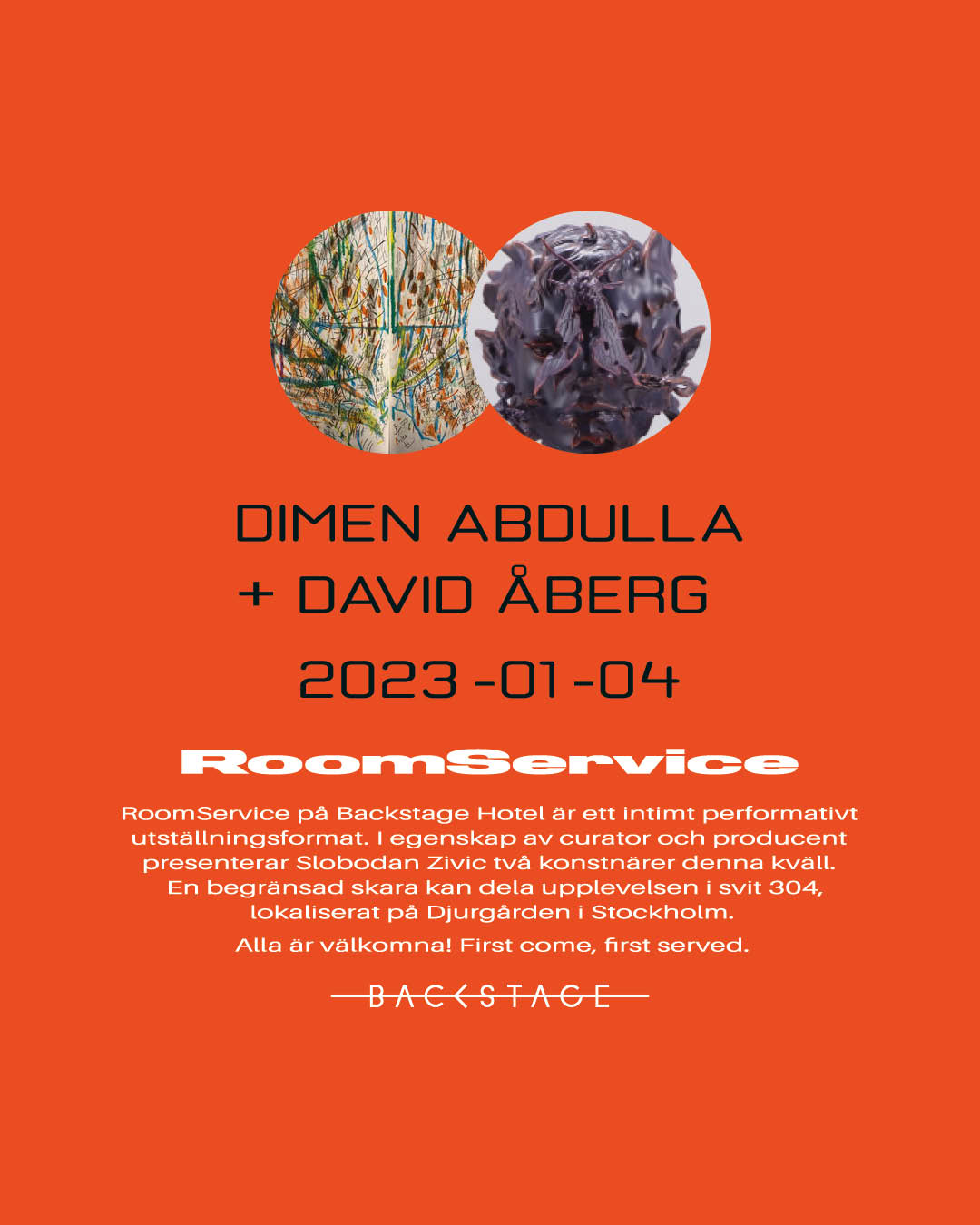 Roomservice, installation view