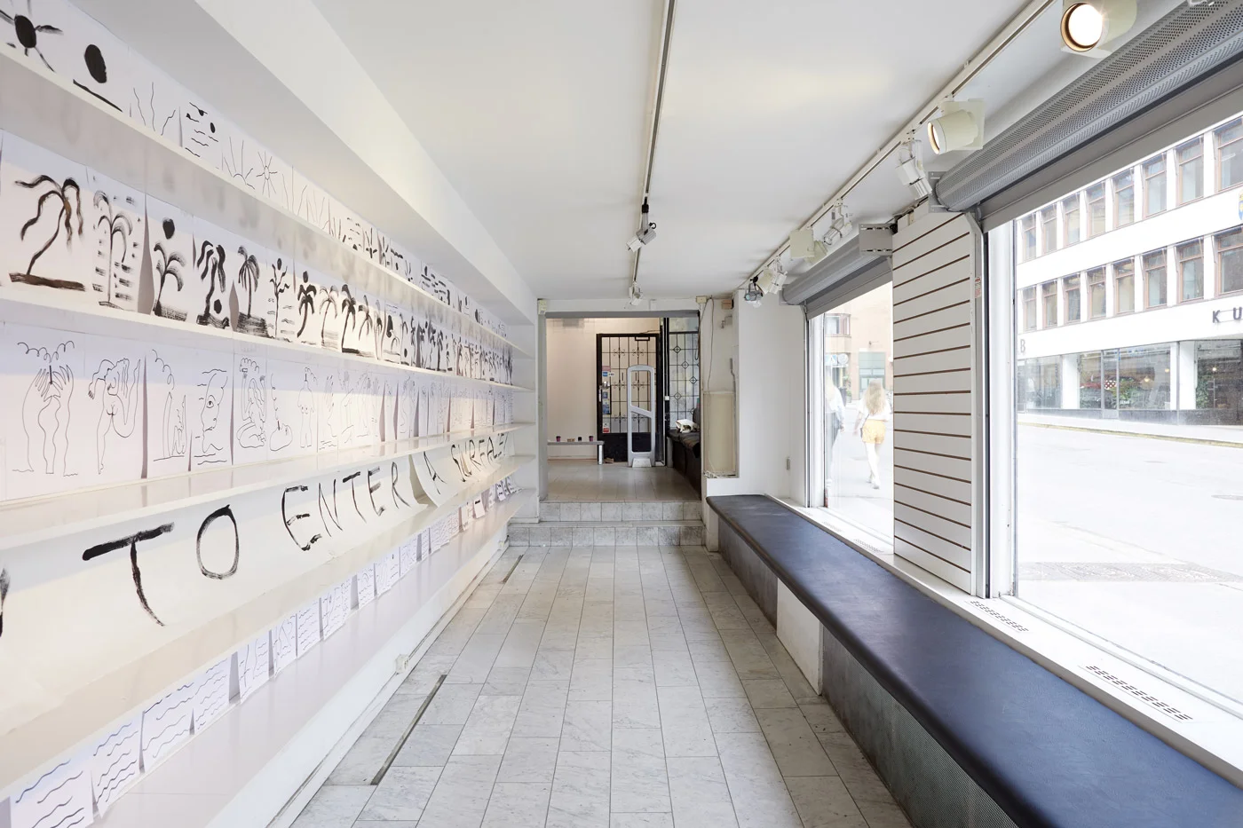 Enter a Surface, installation view