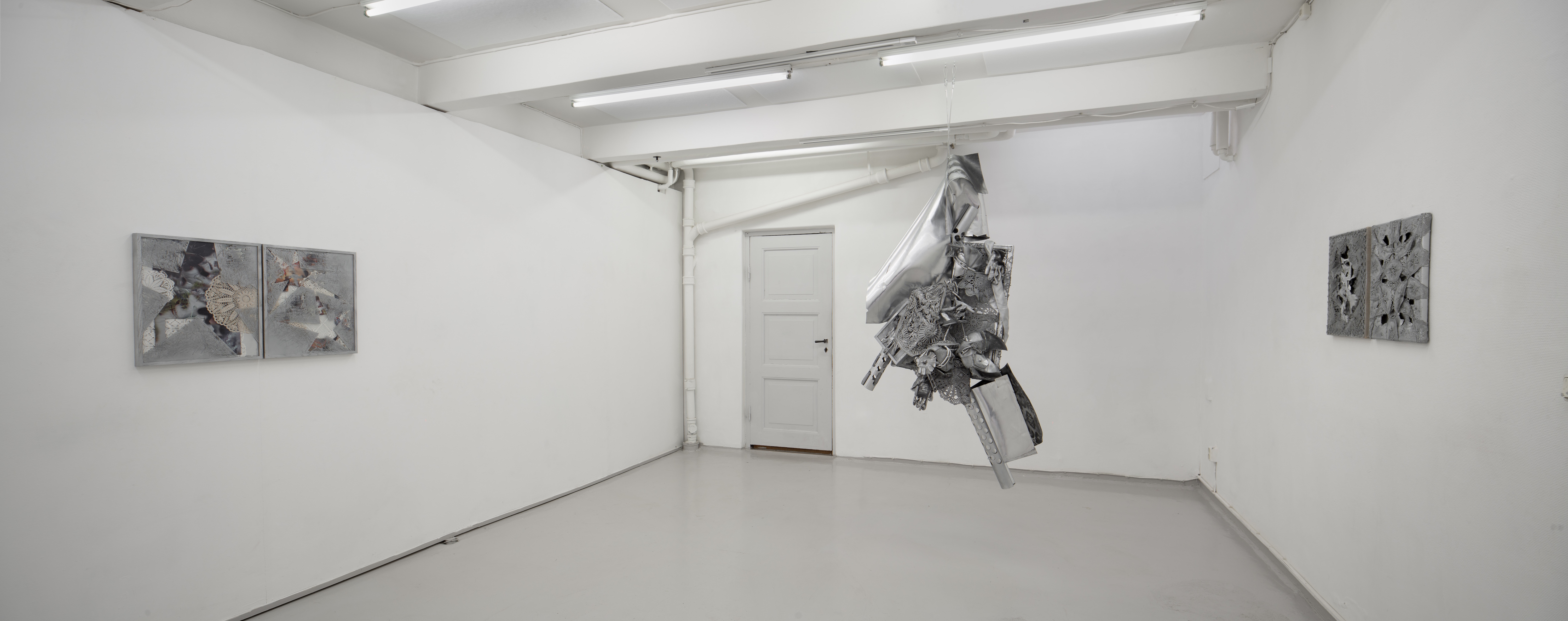 Stargazing Through Barbed Wire, installation view